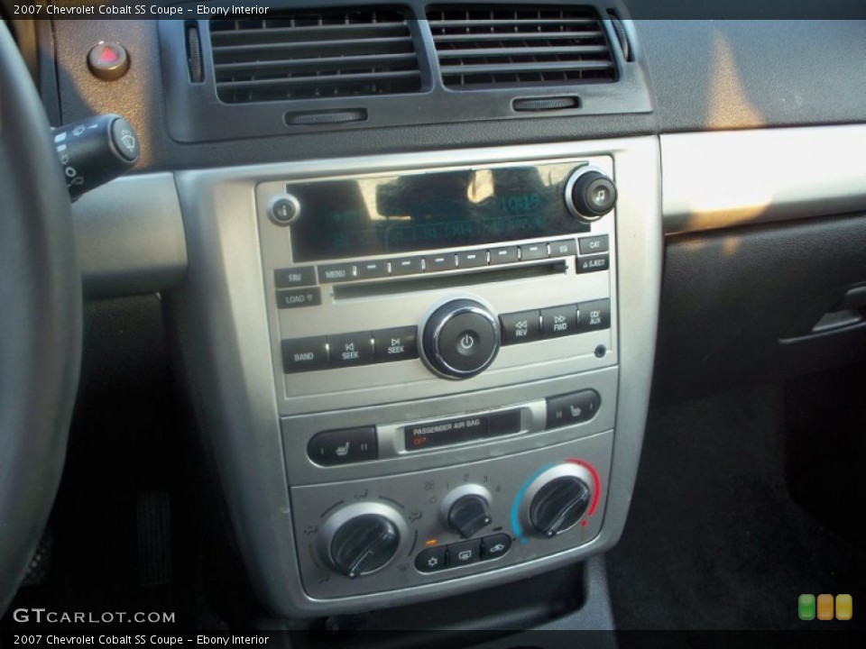 Ebony Interior Controls for the 2007 Chevrolet Cobalt SS Coupe #67333325