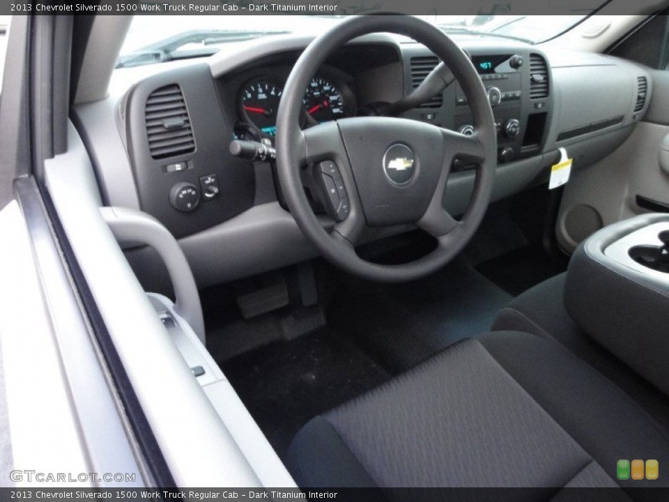 Dark Titanium Interior Photo for the 2013 Chevrolet Silverado 1500 Work Truck Regular Cab #67333685