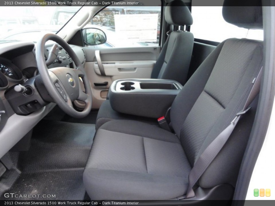 Dark Titanium Interior Photo for the 2013 Chevrolet Silverado 1500 Work Truck Regular Cab #67333688