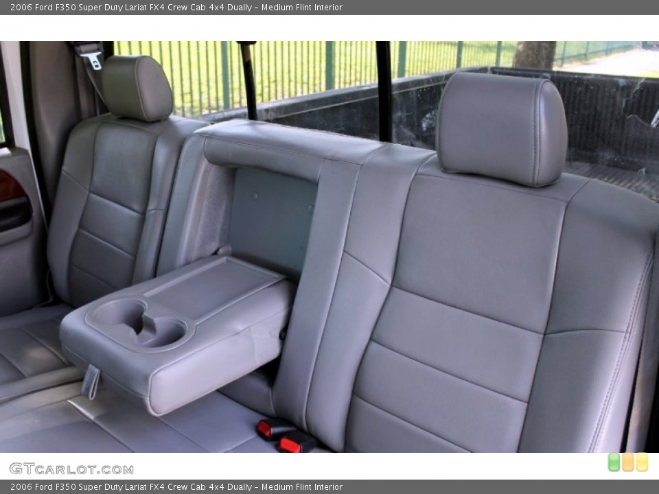 Medium Flint Interior Rear Seat for the 2006 Ford F350 Super Duty Lariat FX4 Crew Cab 4x4 Dually #67334792