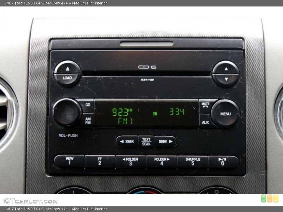 Medium Flint Interior Audio System for the 2007 Ford F150 FX4 SuperCrew 4x4 #67335335