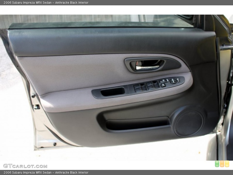 Anthracite Black Interior Door Panel for the 2006 Subaru Impreza WRX Sedan #67336115