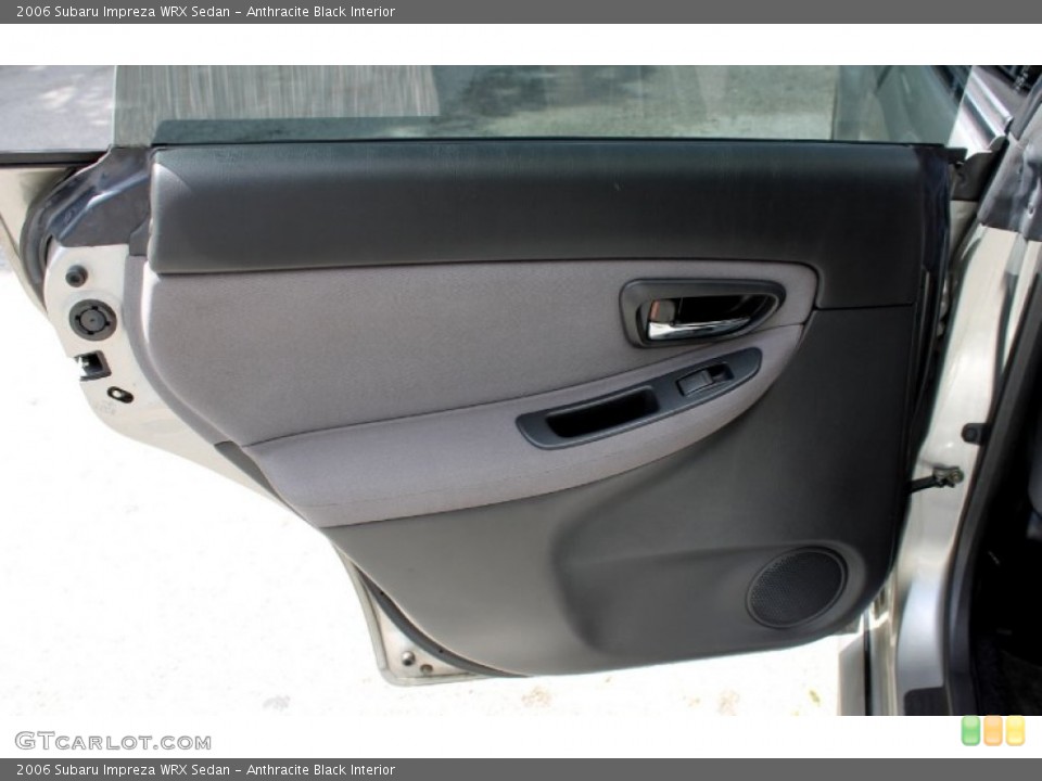 Anthracite Black Interior Door Panel for the 2006 Subaru Impreza WRX Sedan #67336121