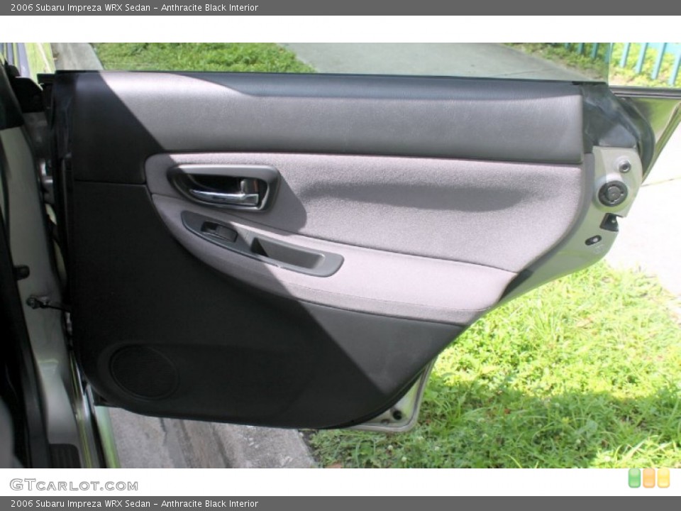 Anthracite Black Interior Door Panel for the 2006 Subaru Impreza WRX Sedan #67336124