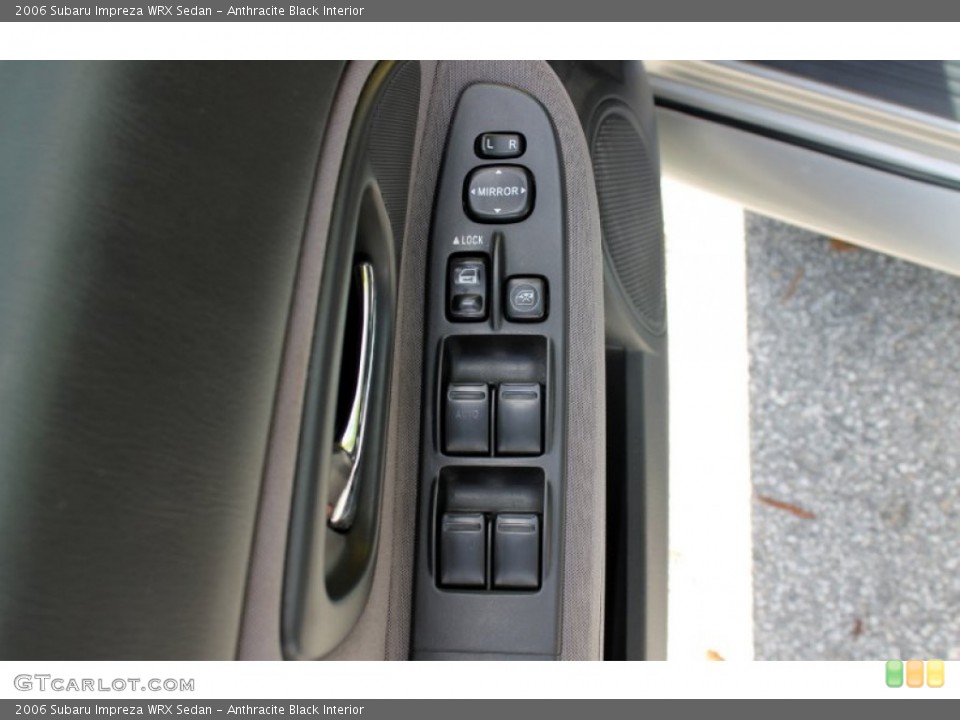 Anthracite Black Interior Controls for the 2006 Subaru Impreza WRX Sedan #67336127
