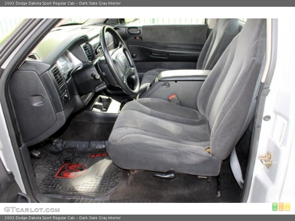 Dark Slate Gray Interior Photo for the 2003 Dodge Dakota Sport Regular Cab #67336349