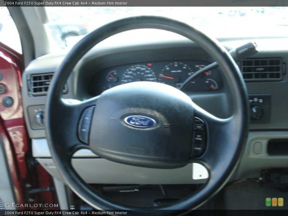 Medium Flint Interior Steering Wheel for the 2004 Ford F250 Super Duty FX4 Crew Cab 4x4 #67337963