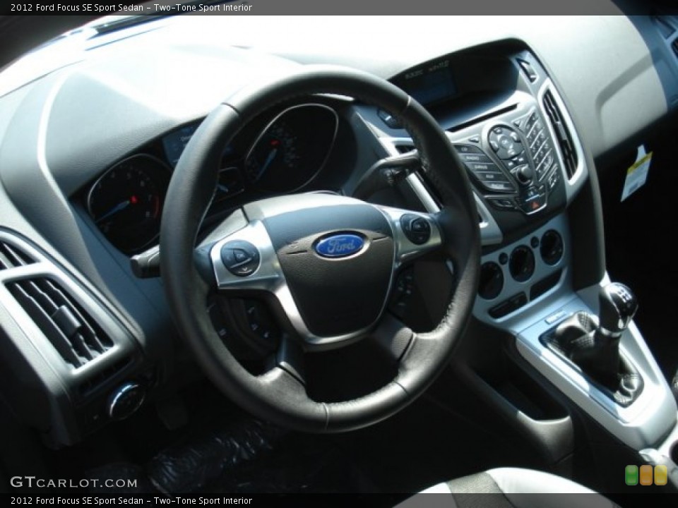 Two-Tone Sport Interior Dashboard for the 2012 Ford Focus SE Sport Sedan #67338614