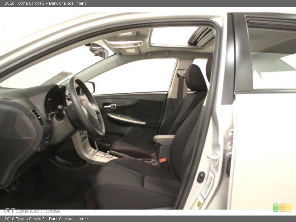 Dark Charcoal Interior Photo for the 2010 Toyota Corolla S #67341380