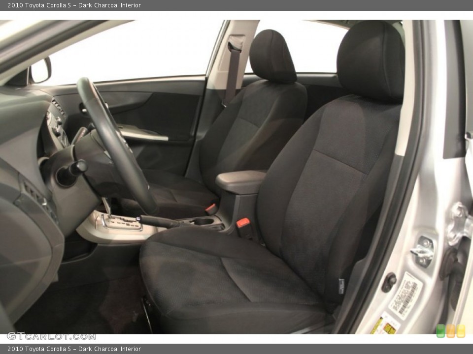 Dark Charcoal Interior Photo for the 2010 Toyota Corolla S #67341383