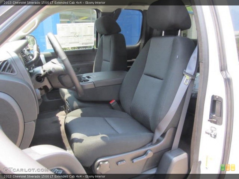 Ebony Interior Photo for the 2013 Chevrolet Silverado 1500 LT Extended Cab 4x4 #67344233