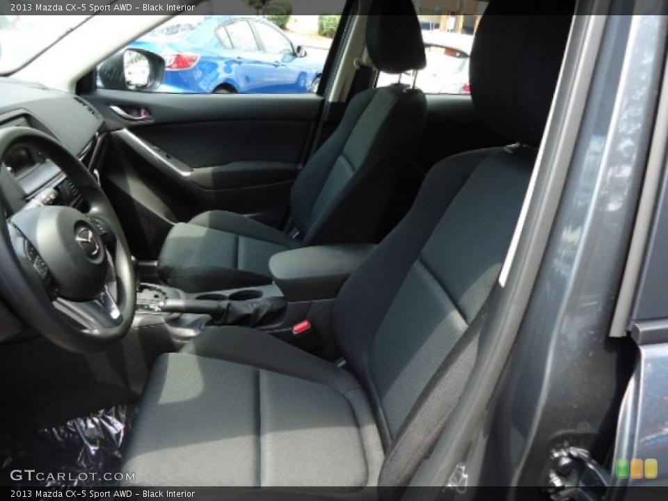 Black Interior Photo for the 2013 Mazda CX-5 Sport AWD #67346180