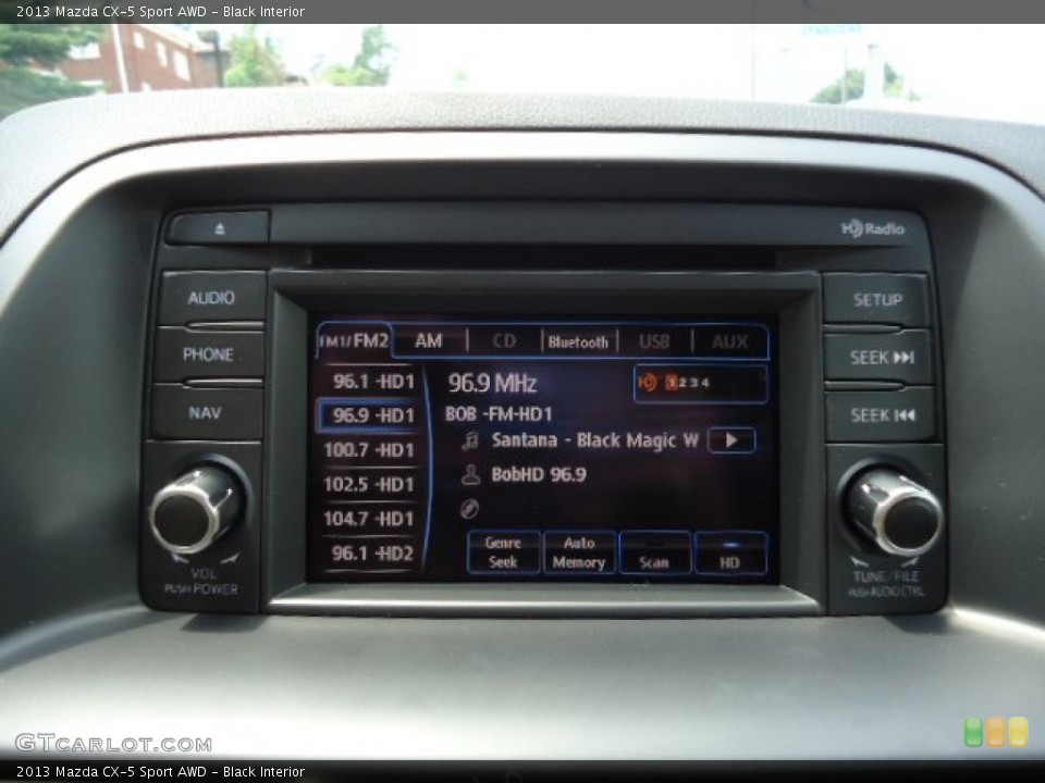 Black Interior Audio System for the 2013 Mazda CX-5 Sport AWD #67346207