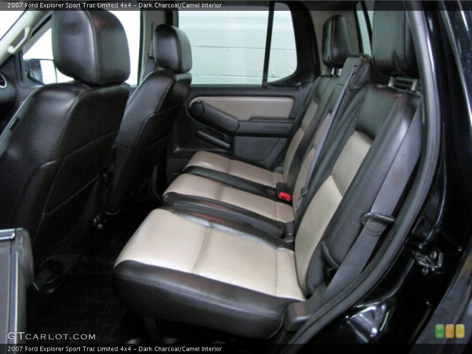 Dark Charcoal/Camel Interior Rear Seat for the 2007 Ford Explorer Sport Trac Limited 4x4 #67347743