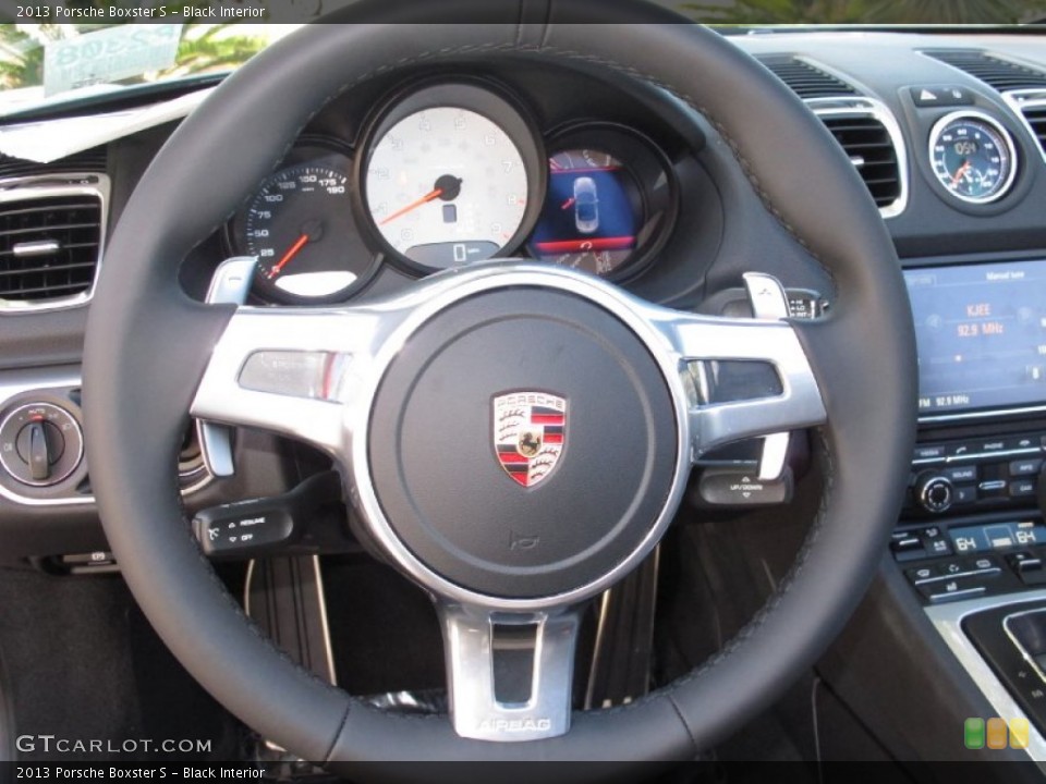 Black Interior Steering Wheel for the 2013 Porsche Boxster S #67352330