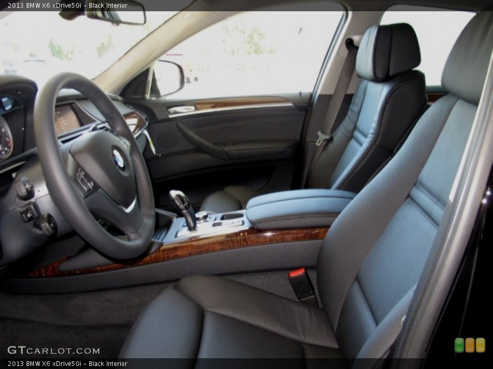 Black Interior Photo for the 2013 BMW X6 xDrive50i #67352402
