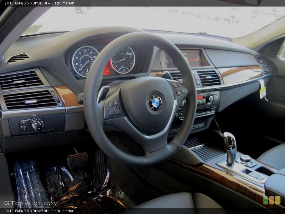 Black Interior Dashboard for the 2013 BMW X6 xDrive50i #67352407