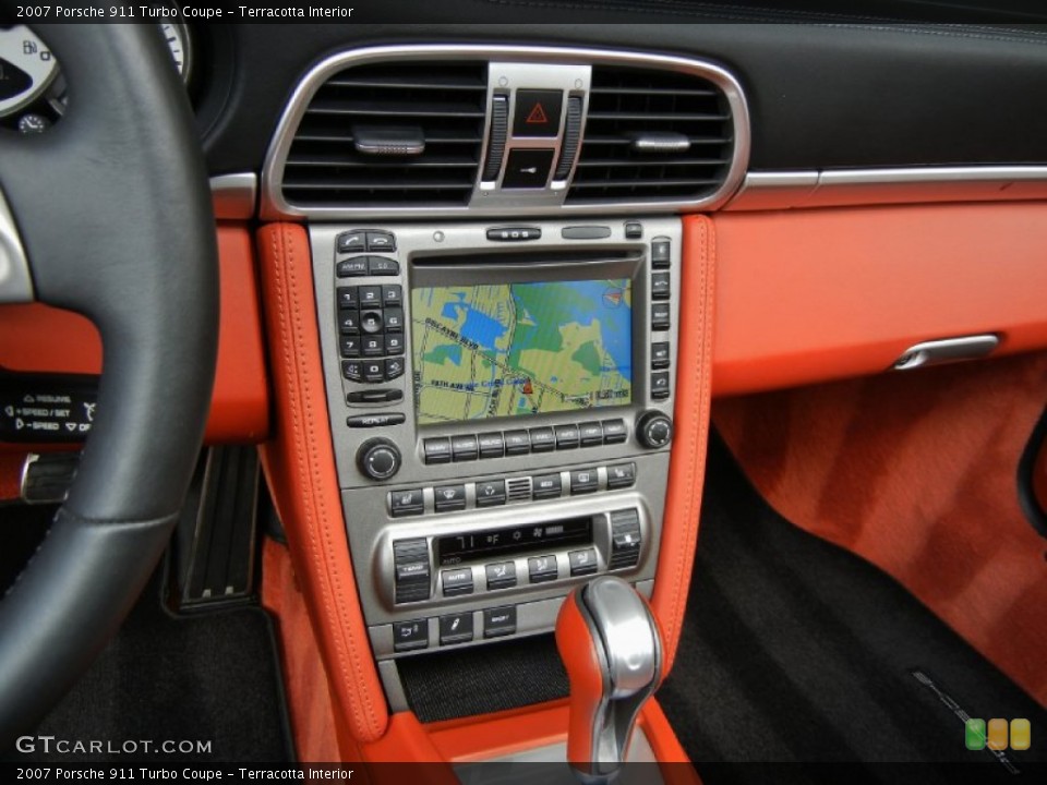 Terracotta Interior Navigation for the 2007 Porsche 911 Turbo Coupe #67352966