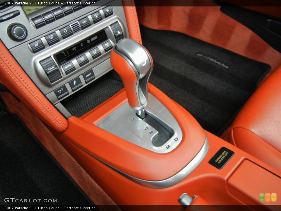 Terracotta Interior Transmission for the 2007 Porsche 911 Turbo Coupe #67352993