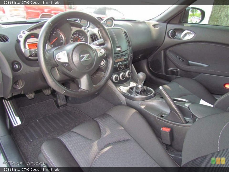 Black 2011 Nissan 370Z Interiors