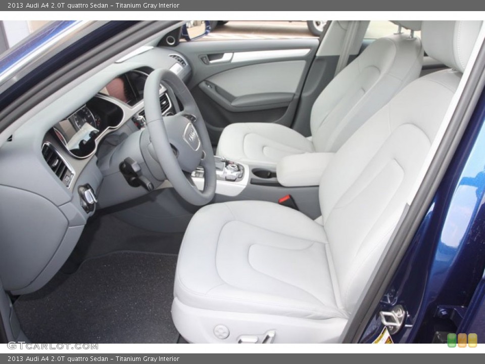 Titanium Gray Interior Front Seat for the 2013 Audi A4 2.0T quattro Sedan #67355720