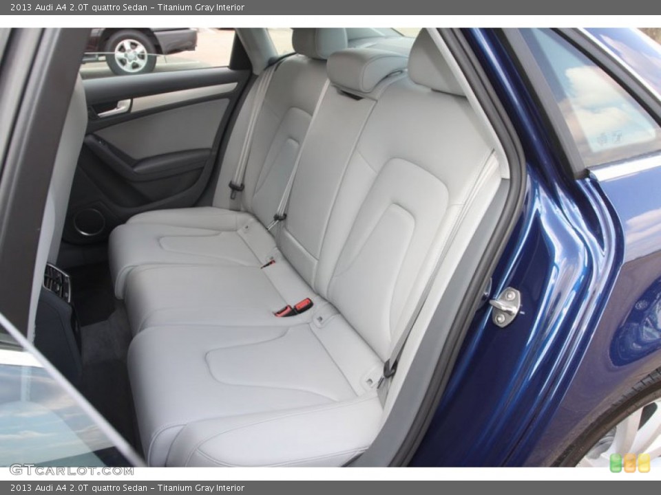 Titanium Gray Interior Rear Seat for the 2013 Audi A4 2.0T quattro Sedan #67355738