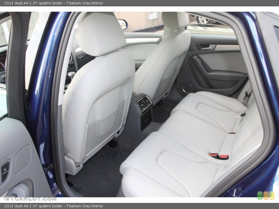 Titanium Gray Interior Rear Seat for the 2013 Audi A4 2.0T quattro Sedan #67355747