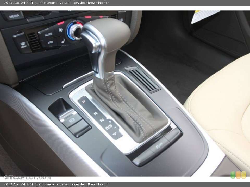 Velvet Beige/Moor Brown Interior Transmission for the 2013 Audi A4 2.0T quattro Sedan #67356521