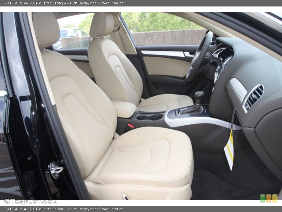 Velvet Beige/Moor Brown Interior Front Seat for the 2013 Audi A4 2.0T quattro Sedan #67356614