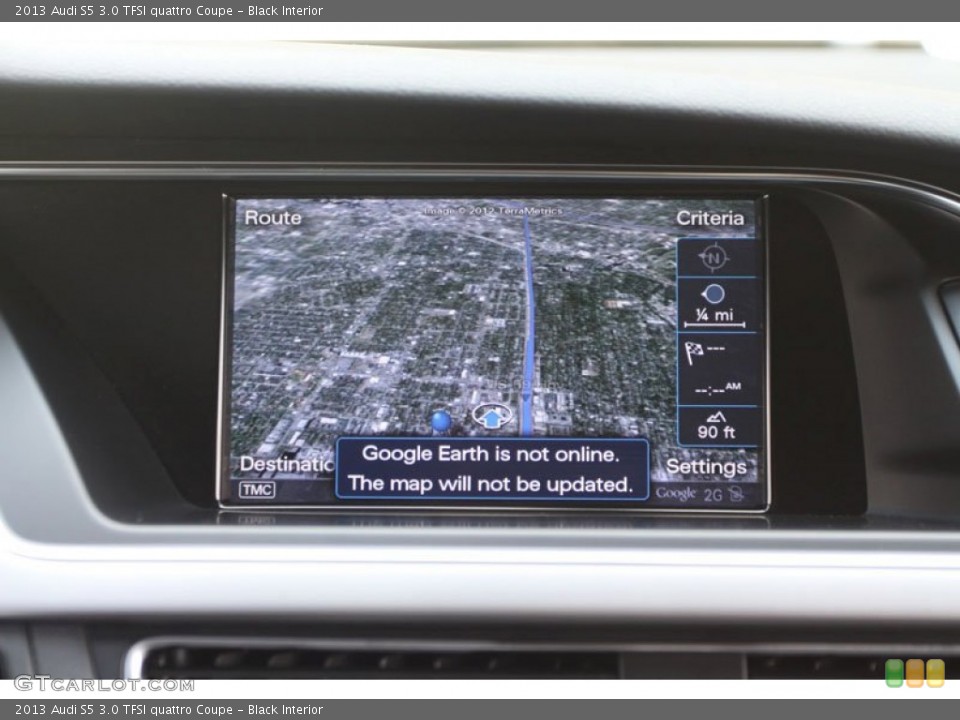 Black Interior Navigation for the 2013 Audi S5 3.0 TFSI quattro Coupe #67356797