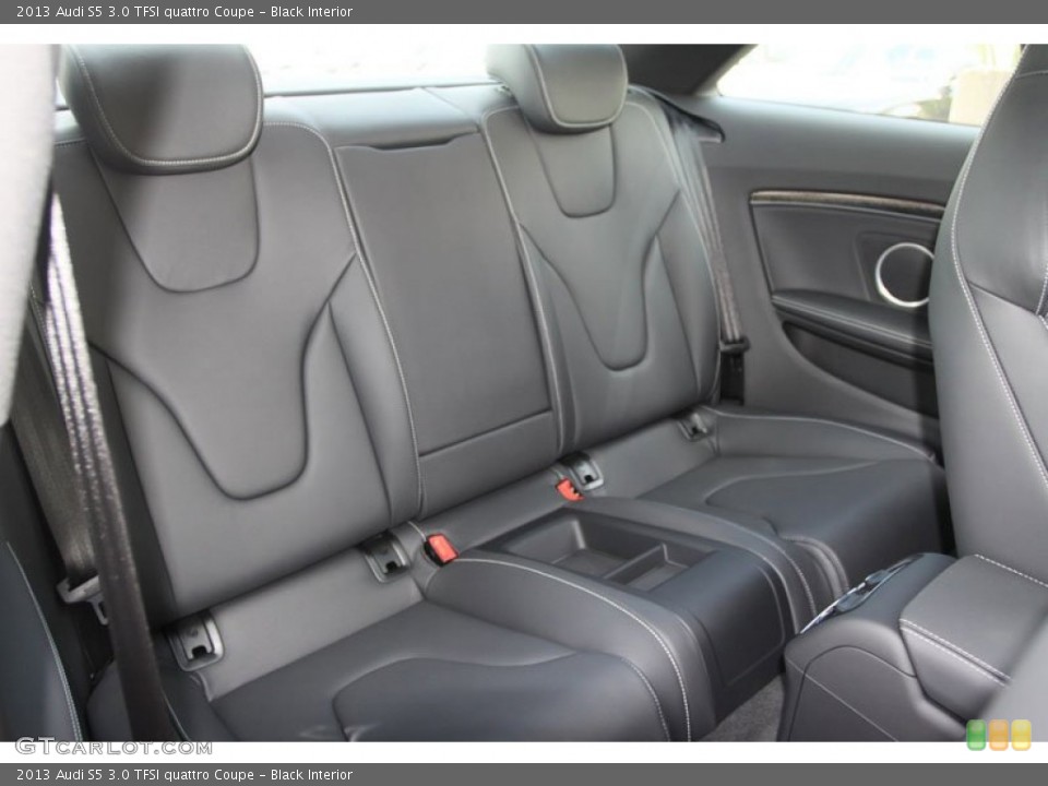 Black Interior Rear Seat for the 2013 Audi S5 3.0 TFSI quattro Coupe #67356836