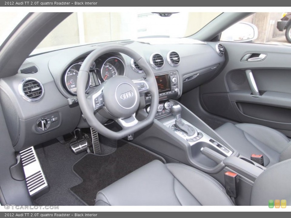 Black Interior Prime Interior for the 2012 Audi TT 2.0T quattro Roadster #67358447