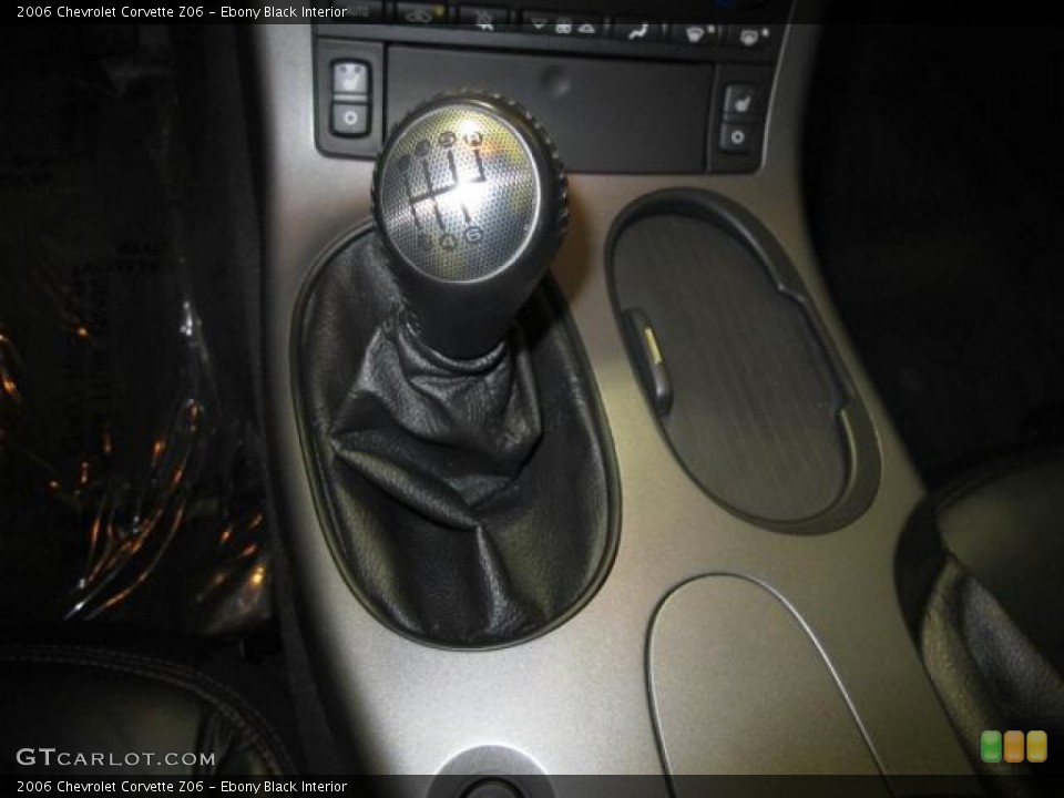 Ebony Black Interior Transmission for the 2006 Chevrolet Corvette Z06 #67359585