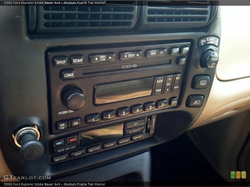 Medium Prairie Tan Interior Audio System for the 2000 Ford Explorer Eddie Bauer 4x4 #67360202