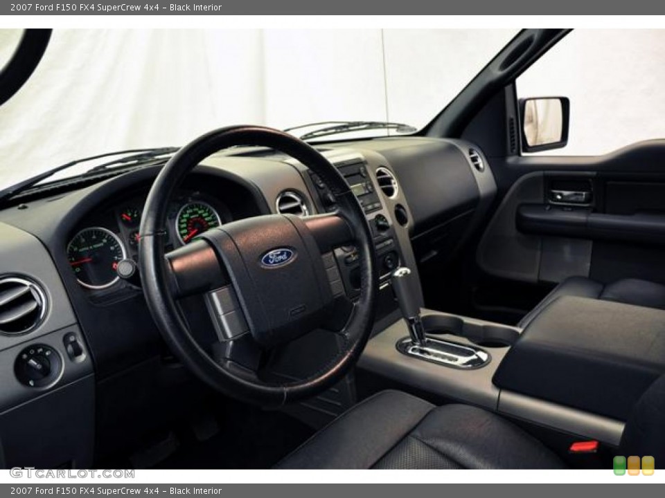 Black Interior Dashboard for the 2007 Ford F150 FX4 SuperCrew 4x4 #67362539