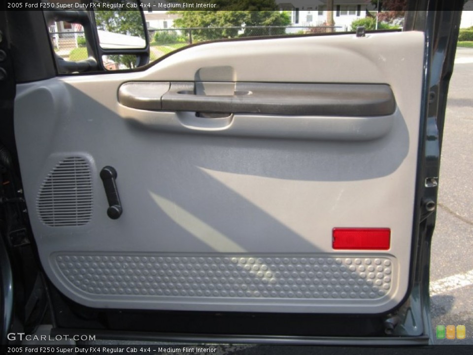 Medium Flint Interior Door Panel for the 2005 Ford F250 Super Duty FX4 Regular Cab 4x4 #67365743