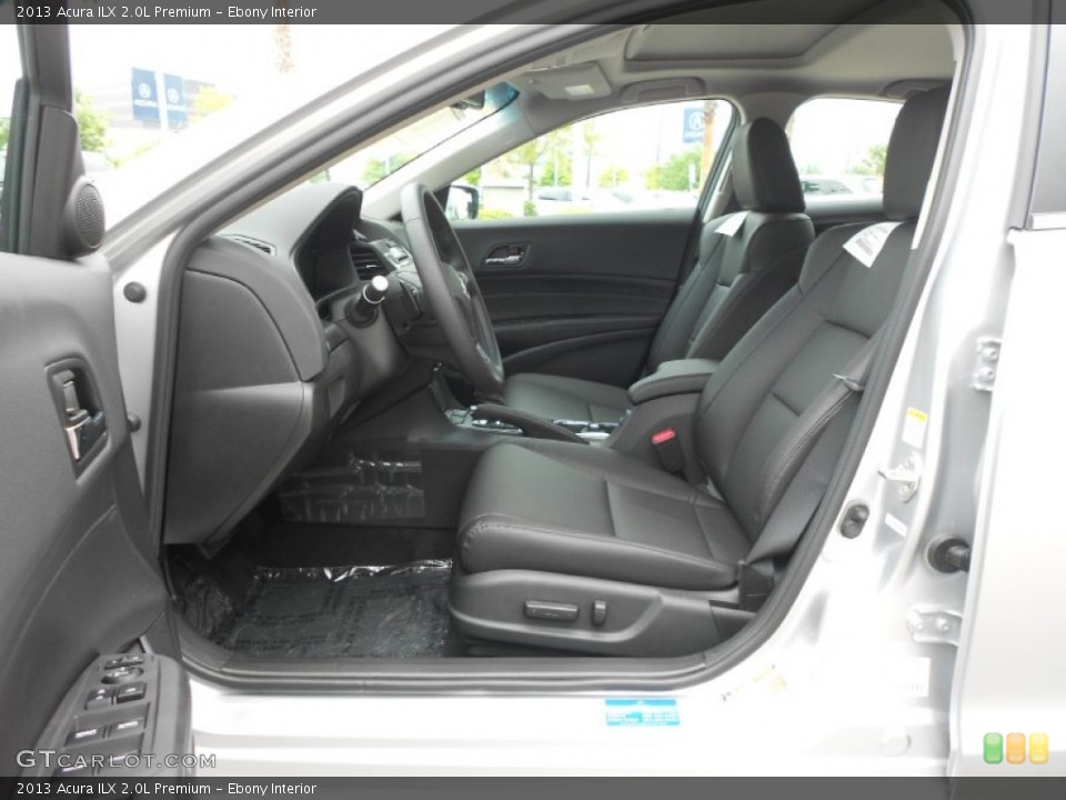 Ebony Interior Front Seat for the 2013 Acura ILX 2.0L Premium #67366256