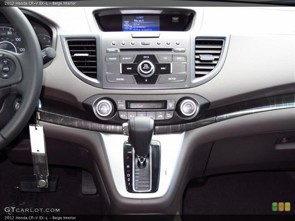 Beige Interior Controls for the 2012 Honda CR-V EX-L #67369217