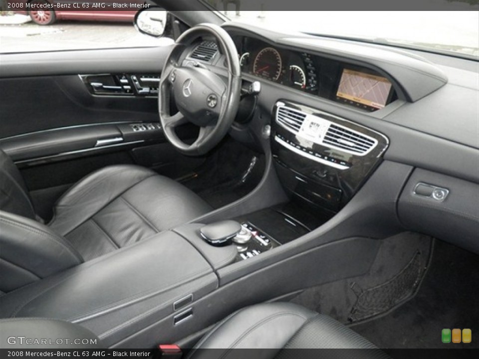 Black Interior Photo for the 2008 Mercedes-Benz CL 63 AMG #67370630