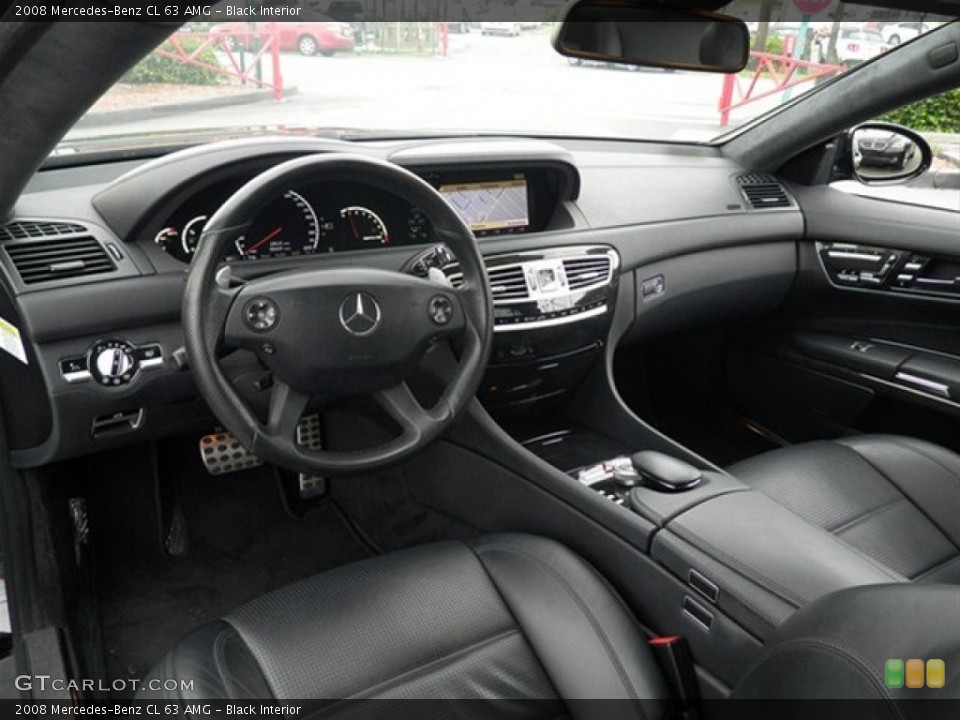 Black Interior Prime Interior for the 2008 Mercedes-Benz CL 63 AMG #67370702