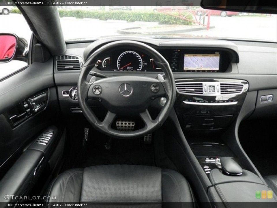 Black Interior Dashboard for the 2008 Mercedes-Benz CL 63 AMG #67370711