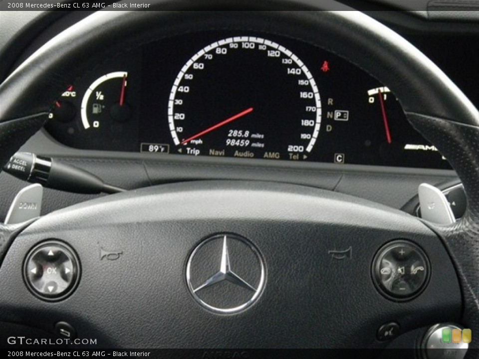 Black Interior Gauges for the 2008 Mercedes-Benz CL 63 AMG #67370739