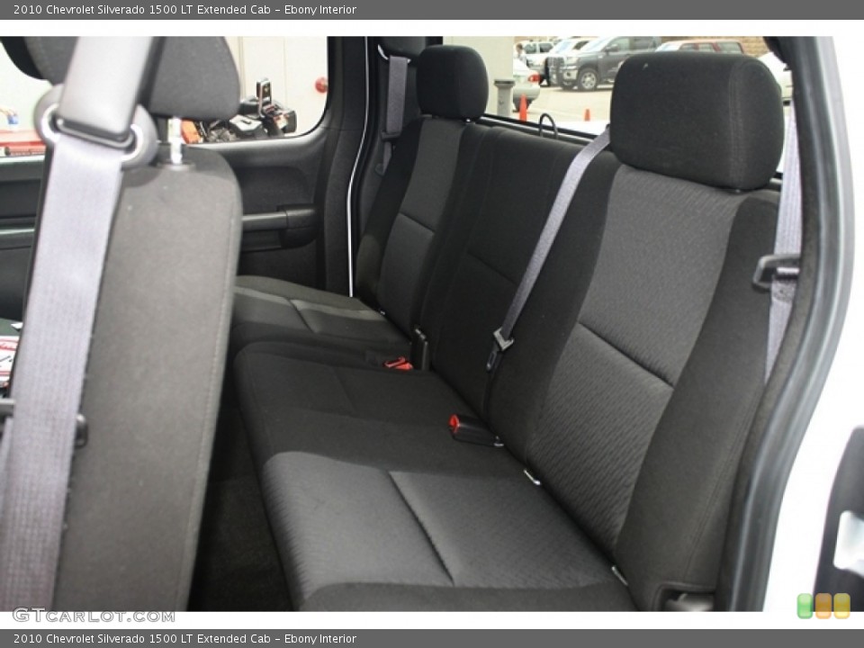Ebony Interior Photo for the 2010 Chevrolet Silverado 1500 LT Extended Cab #67376168
