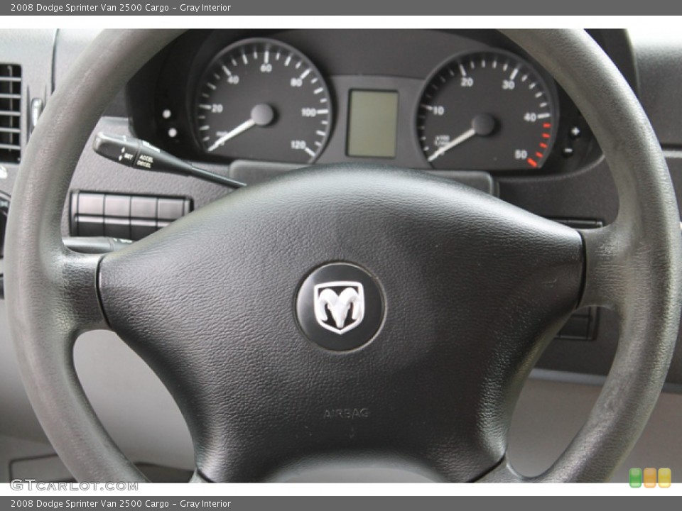 Gray Interior Steering Wheel for the 2008 Dodge Sprinter Van 2500 Cargo #67377419