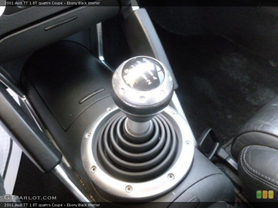 Ebony Black Interior Transmission for the 2001 Audi TT 1.8T quattro Coupe #67378586