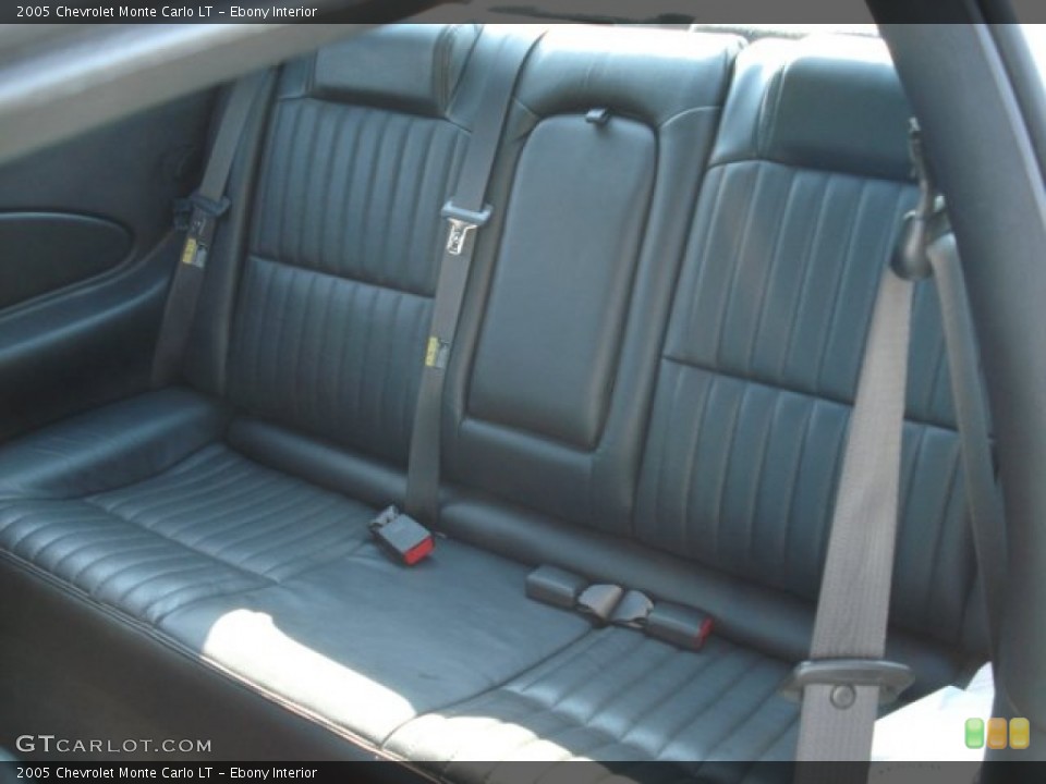 Ebony Interior Rear Seat for the 2005 Chevrolet Monte Carlo LT #67379441