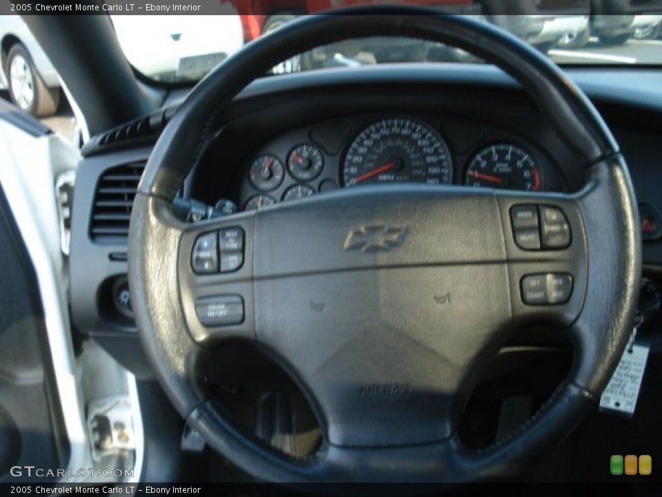 Ebony Interior Steering Wheel for the 2005 Chevrolet Monte Carlo LT #67379480