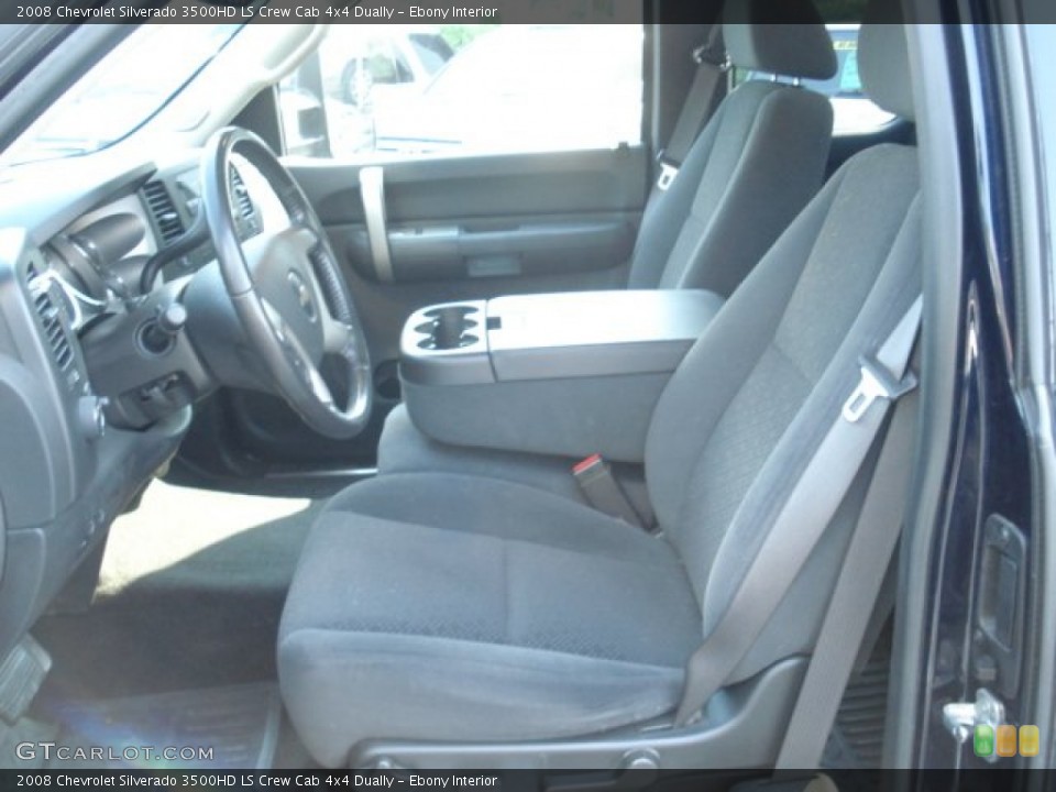Ebony Interior Photo for the 2008 Chevrolet Silverado 3500HD LS Crew Cab 4x4 Dually #67379900