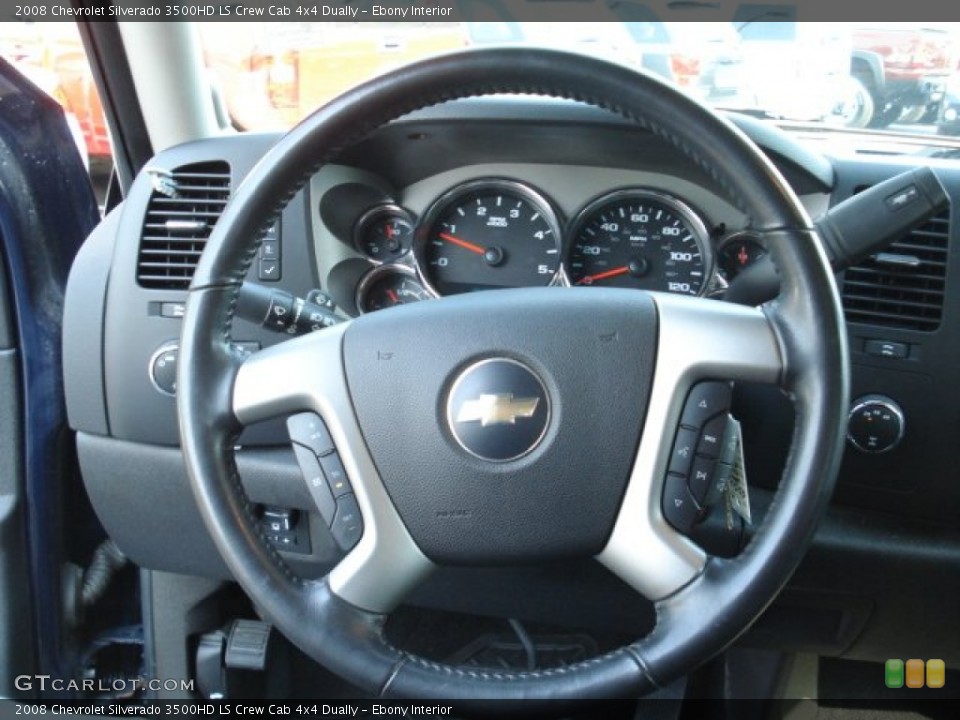 Ebony Interior Steering Wheel for the 2008 Chevrolet Silverado 3500HD LS Crew Cab 4x4 Dually #67379948