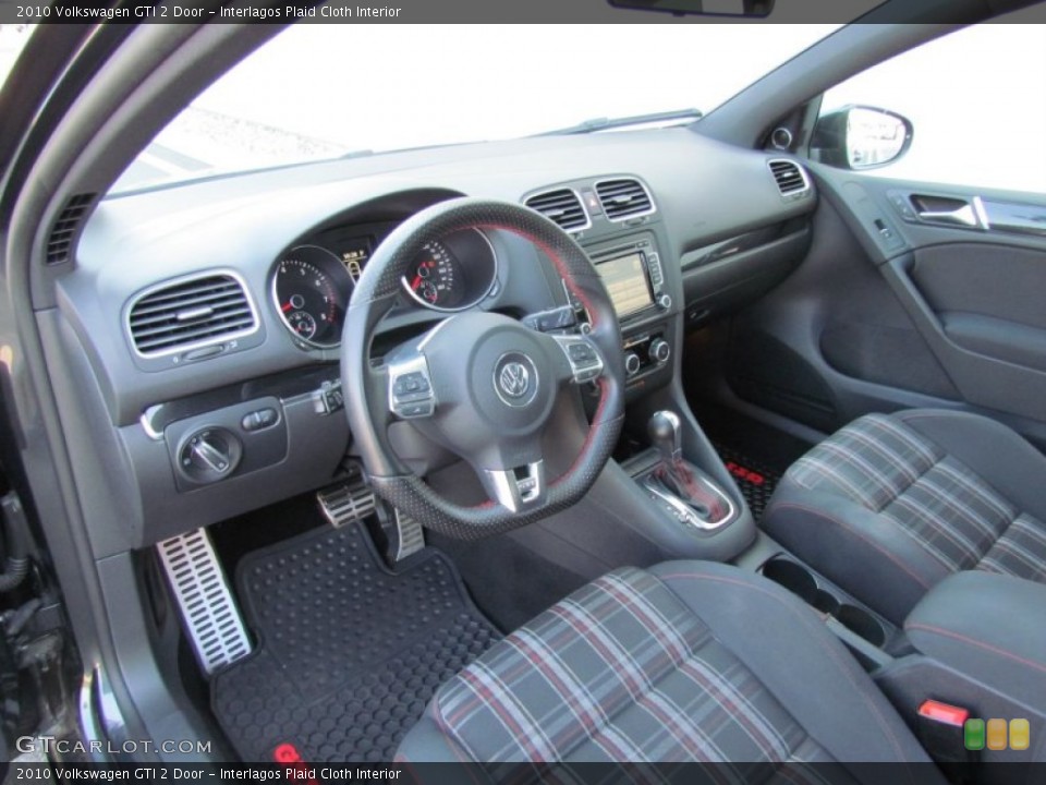 Interlagos Plaid Cloth Interior Photo for the 2010 Volkswagen GTI 2 Door #67381640